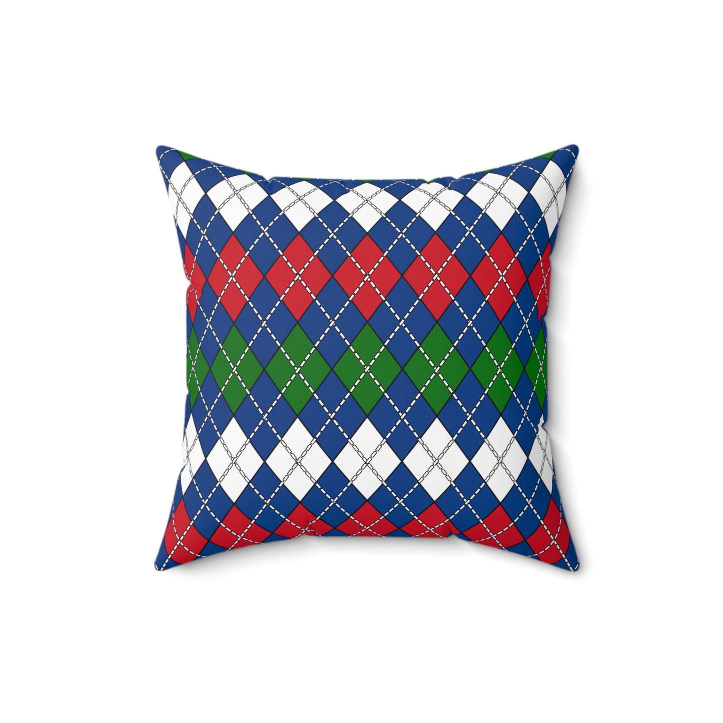 Belize Retro Argyle Cushion Pillow