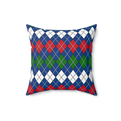 Belize Retro Argyle Cushion Pillow