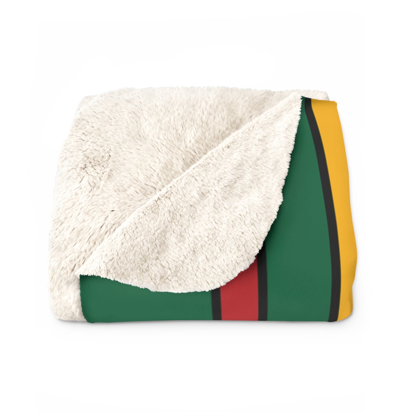 Lithuania Retro Stripes Blanket Throw