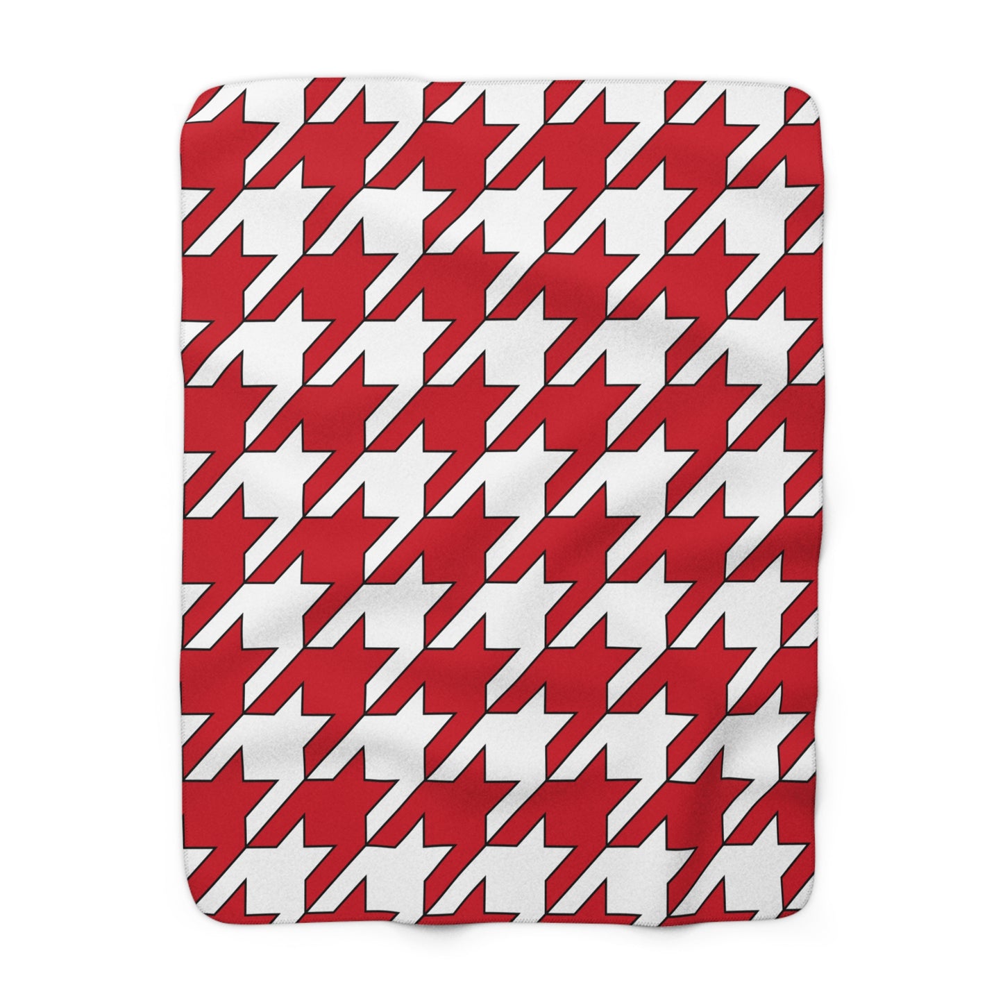 England Retro Houndstooth Blanket Throw