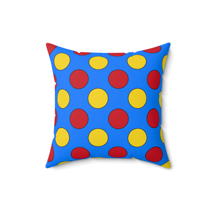 Democratic Republic of the Congo Retro Polka Dots Cushion Pillow