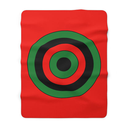 Malawi Retro Target Blanket Throw