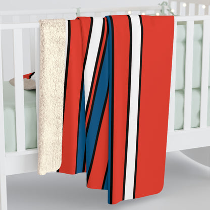 Kiribati Retro Stripes Blanket Throw