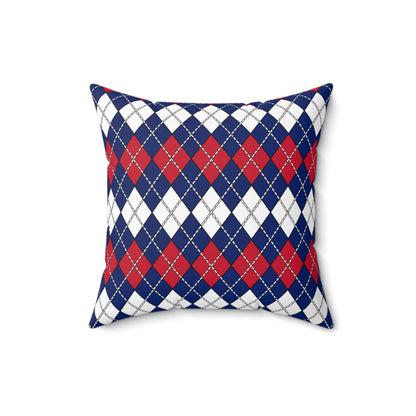 Anguilla Retro Argyle Cushion Pillow