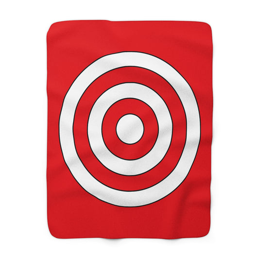 Tunisia Retro Target Blanket Throw