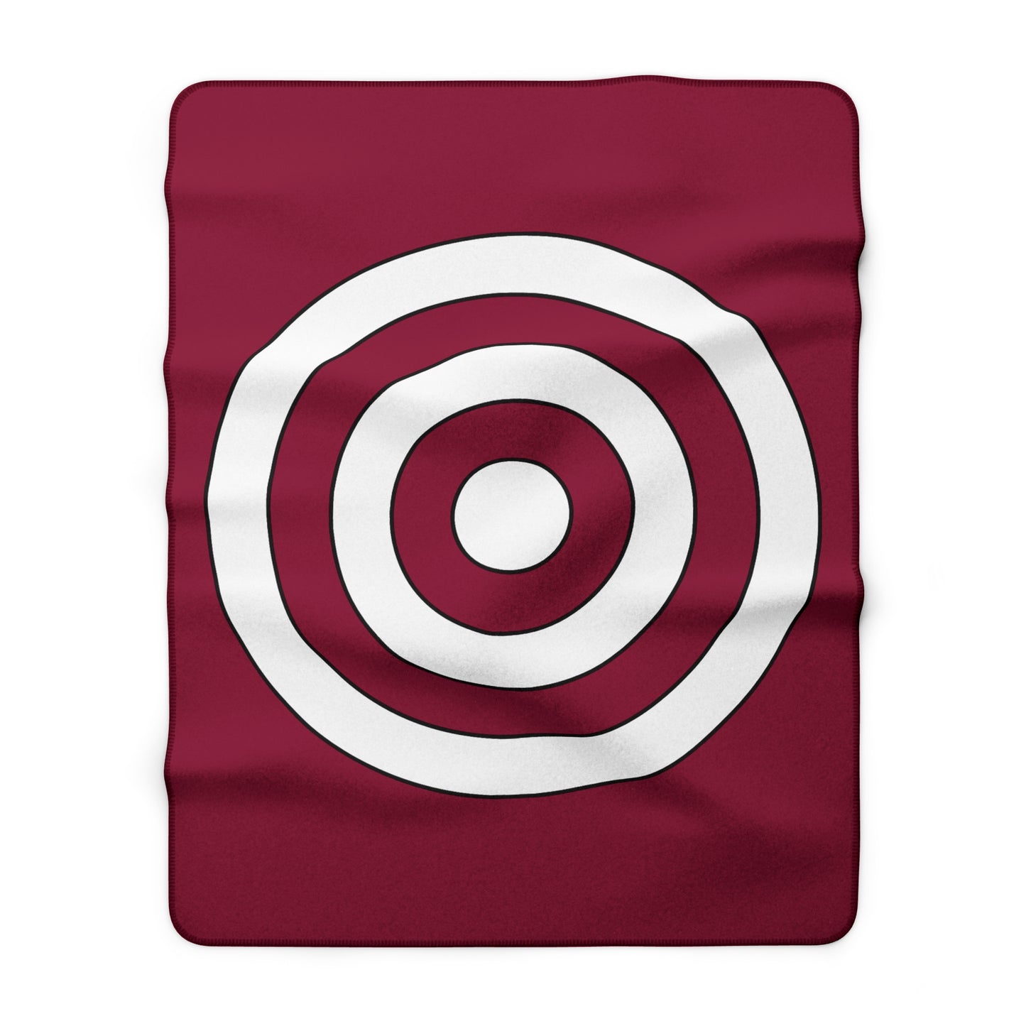 Qatar Retro Target Blanket Throw