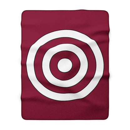 Qatar Retro Target Blanket Throw