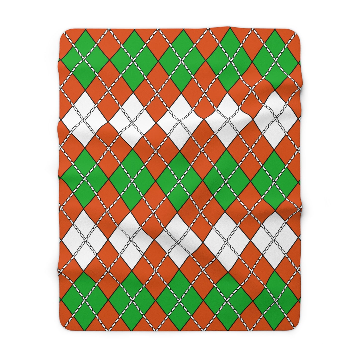 Niger Retro Argyle Blanket Throw