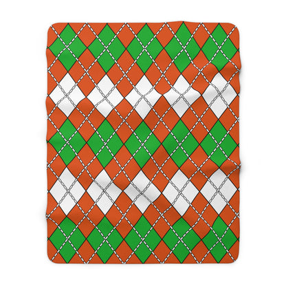 Niger Retro Argyle Blanket Throw
