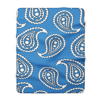 Guatemala Retro Paisley Blanket Throw