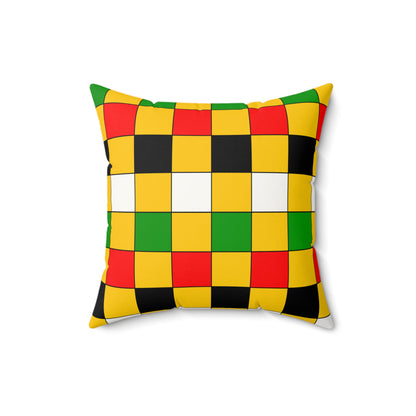 Mozambique Retro Check Cushion Pillow