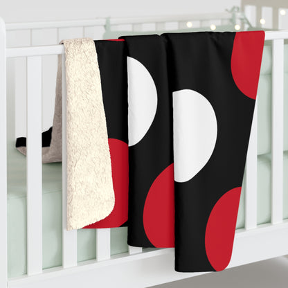 Iraq Retro Polka Dots Blanket Throw