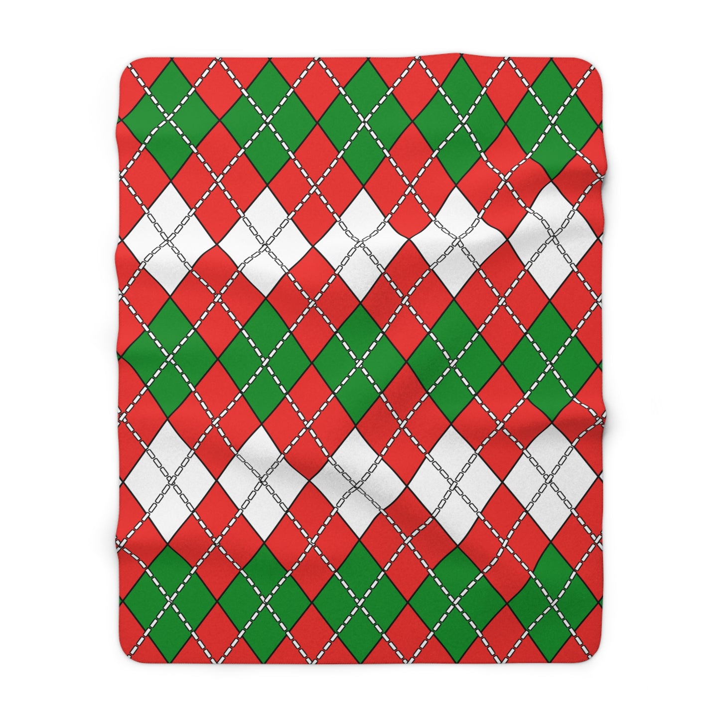 Oman Retro Argyle Blanket Throw
