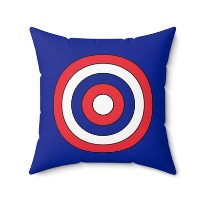 Sint Maarten Retro Target Cushion Pillow