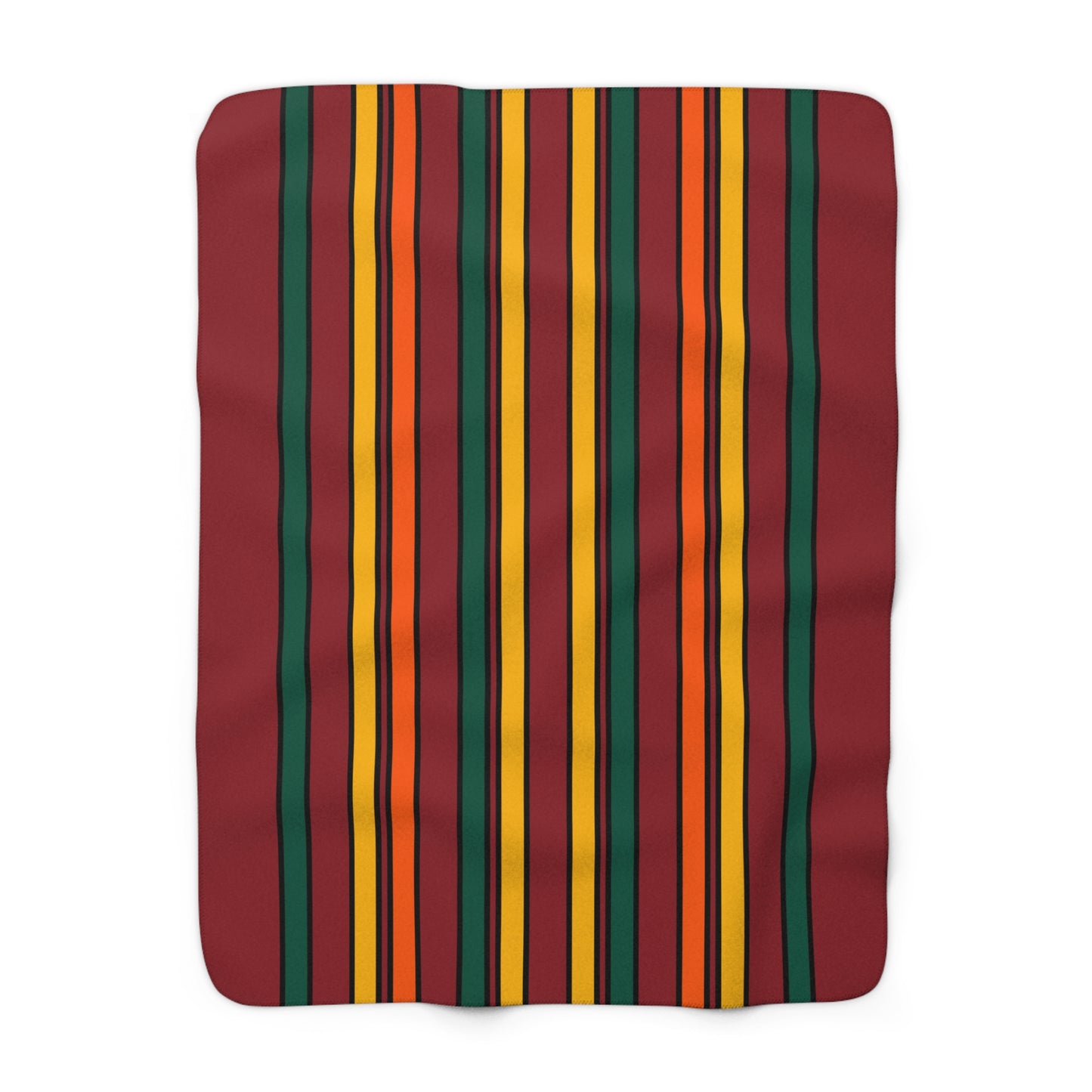 Sri Lanka Retro Stripes Blanket Throw