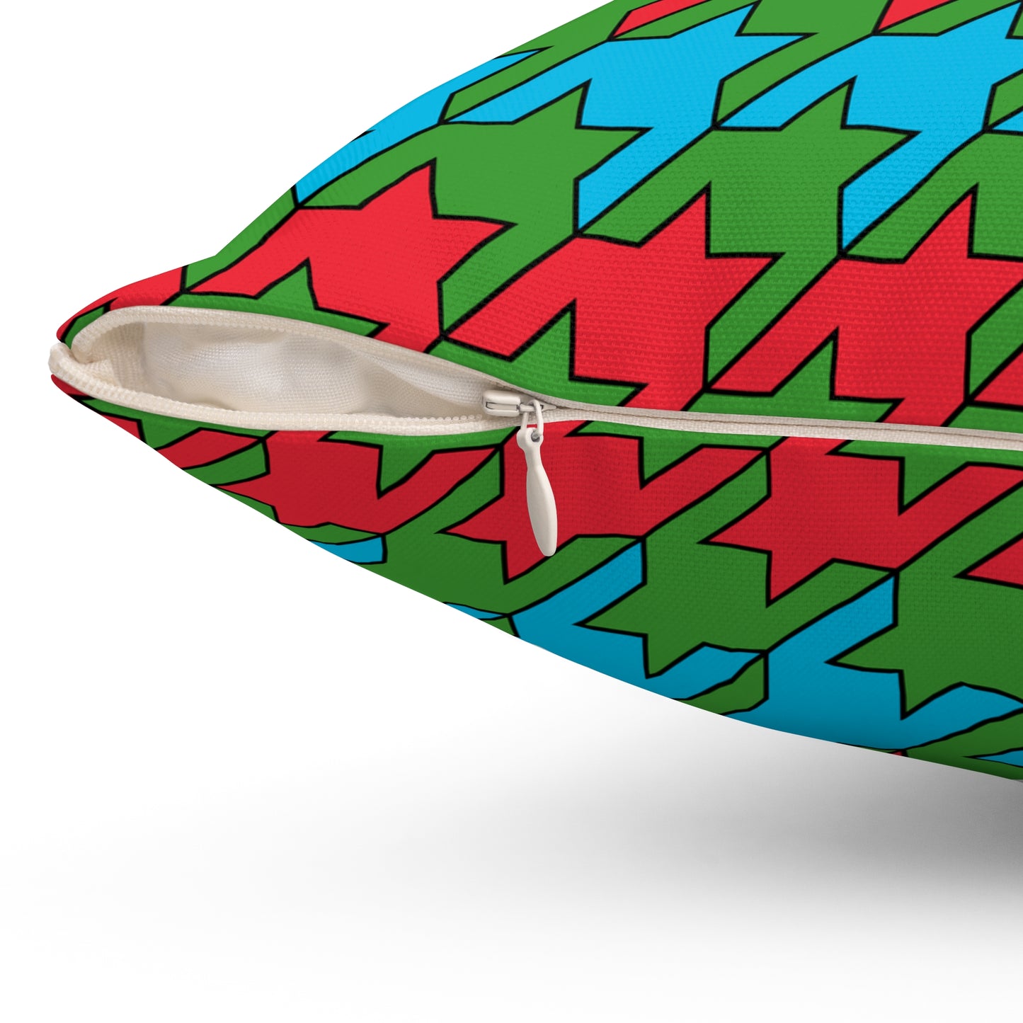 Azerbaijan Retro Houndstooth Cushion Pillow