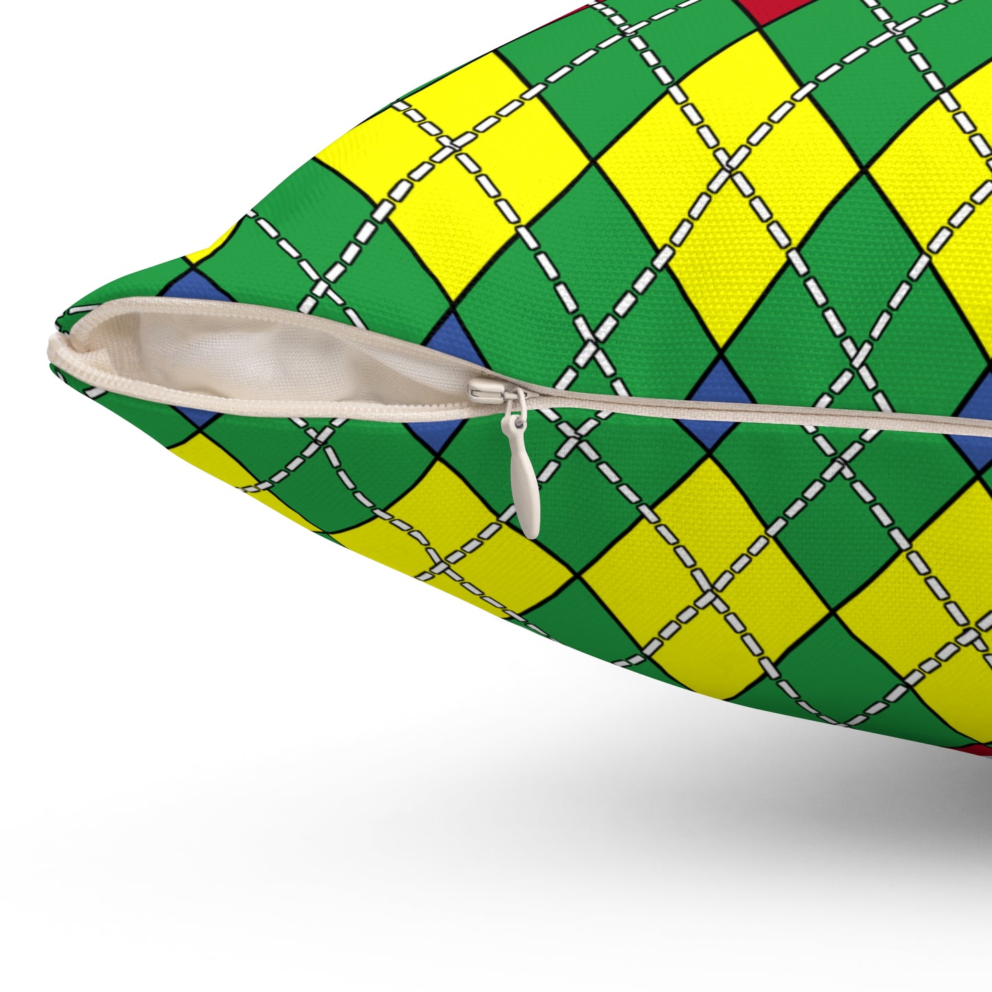 Comoros Retro Argyle Cushion Pillow
