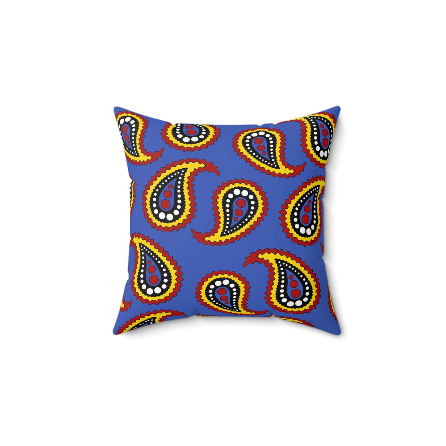 Eswatini Retro Paisley Cushion Pillow