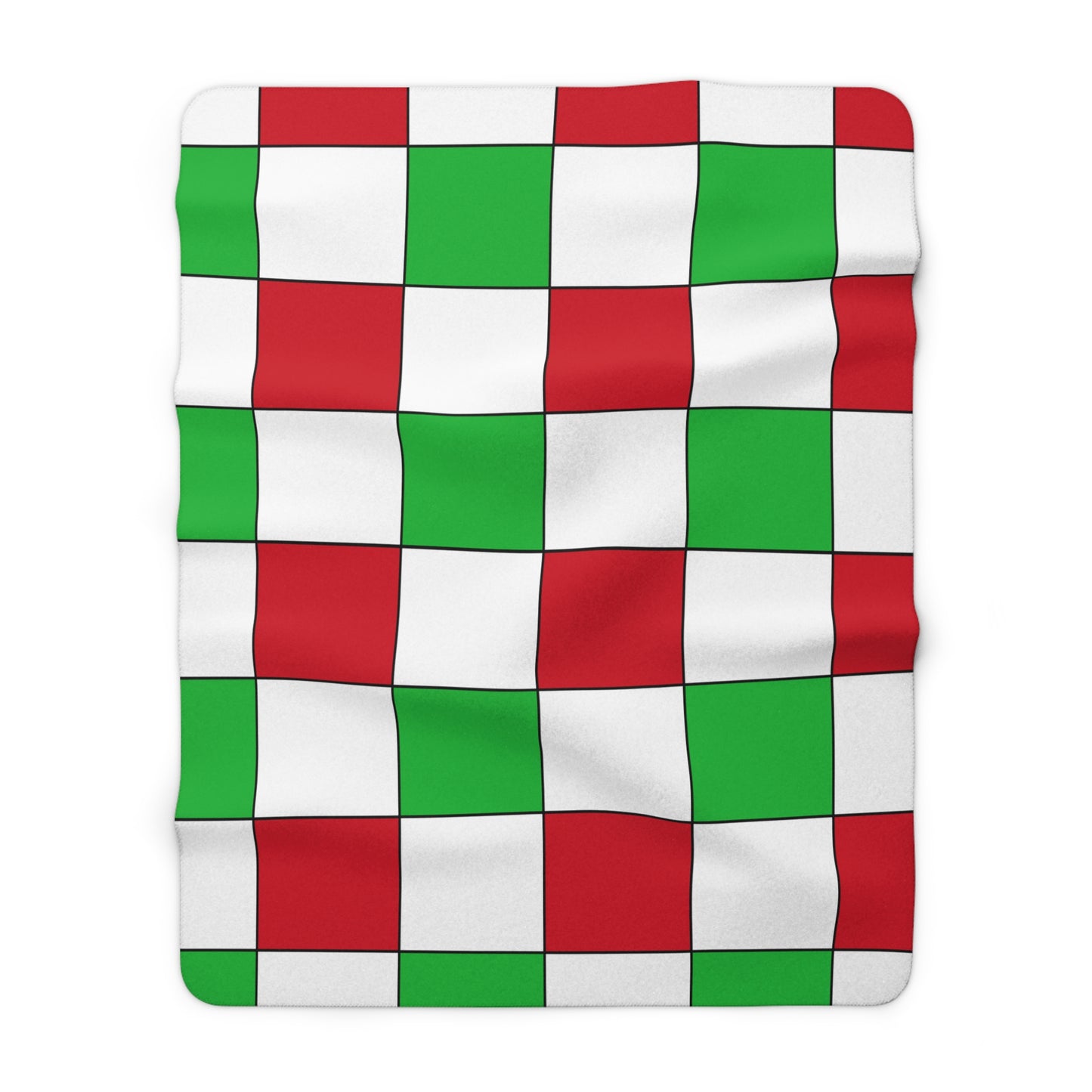 Burundi Retro Check Blanket Throw