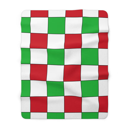 Burundi Retro Check Blanket Throw