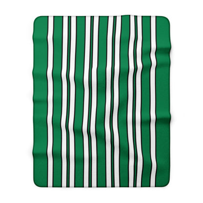 Nigeria Retro Stripes Blanket Throw