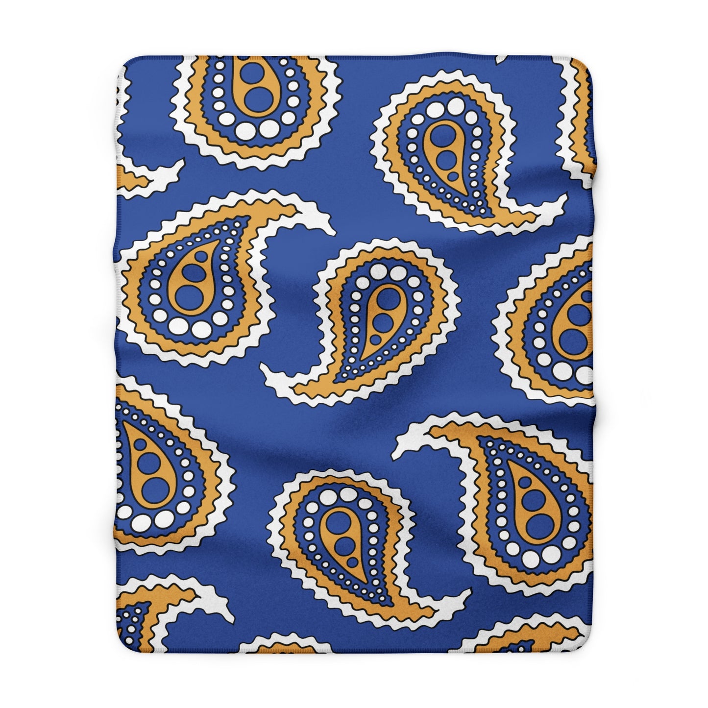 Marshall Islands Retro Paisley Blanket Throw