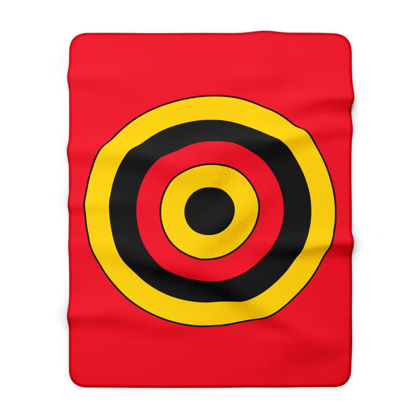 Belgium Retro Target Blanket Throw