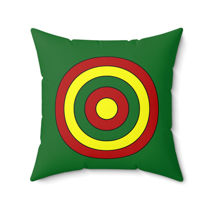 Senegal Retro Target Cushion Pillow