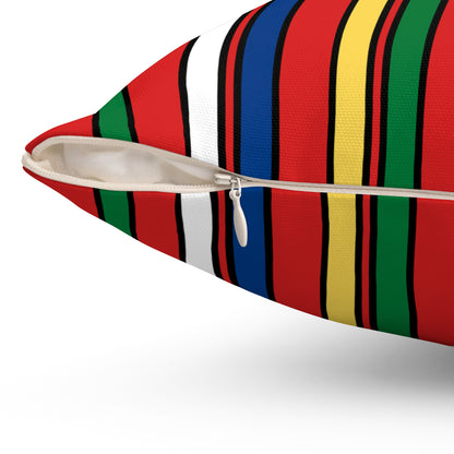 Seychelles Retro Stripes Cushion Pillow