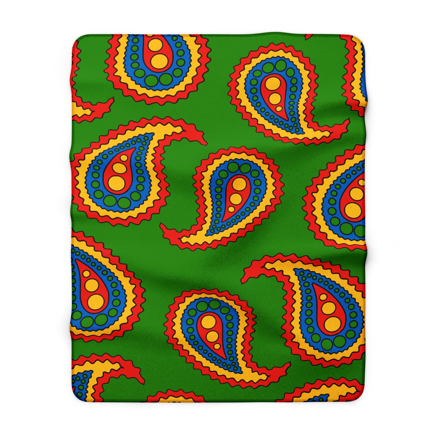 Ethiopia Retro Paisley Blanket Throw