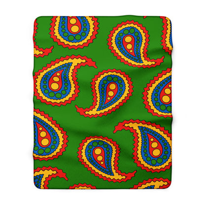 Ethiopia Retro Paisley Blanket Throw