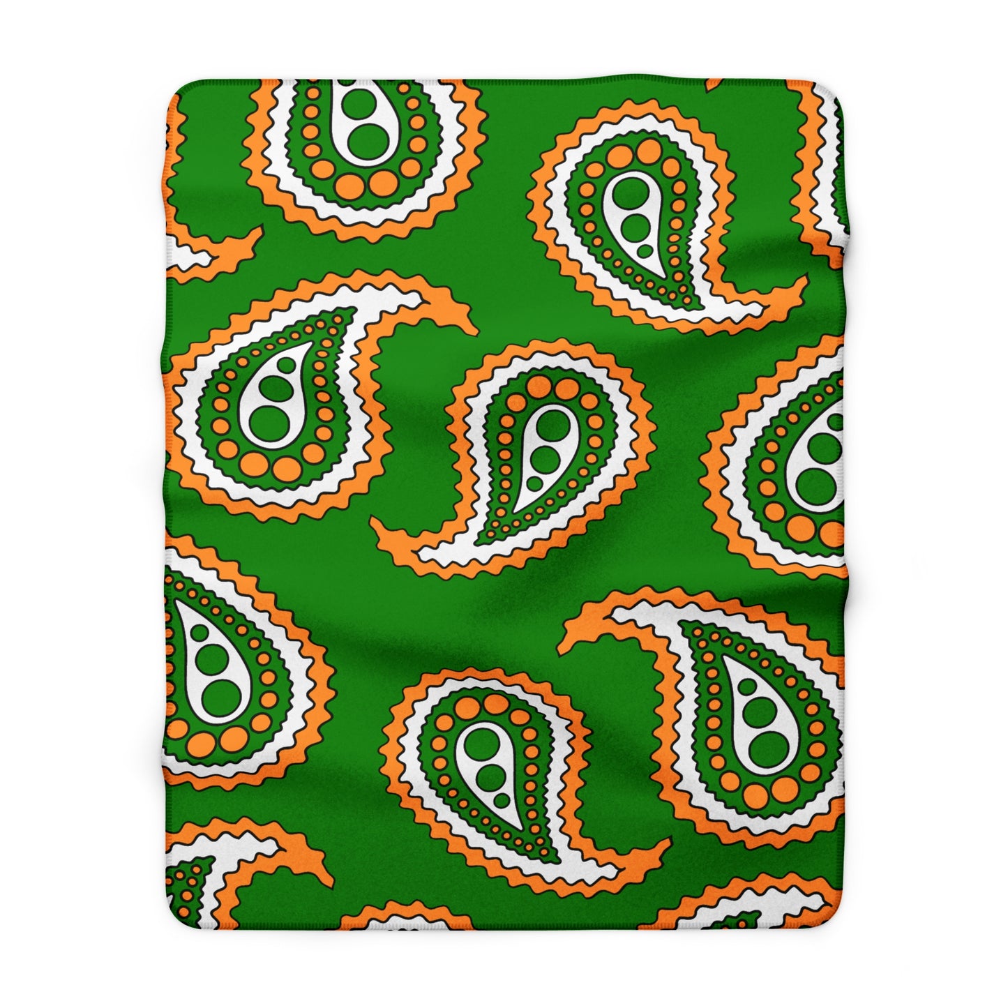 India Retro Paisley Blanket Throw