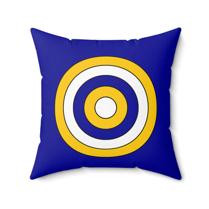 Bosnia And Herzegovina Retro Target Cushion Pillow