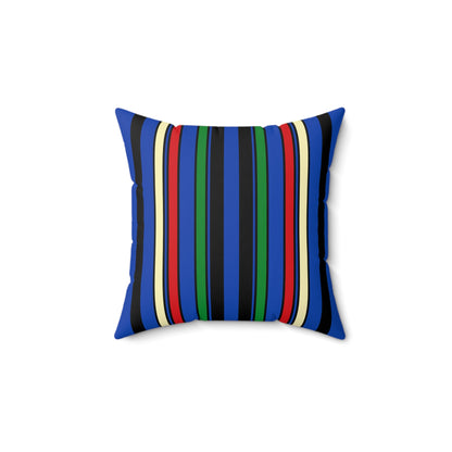 South Sudan Retro Stripes Cushion Pillow
