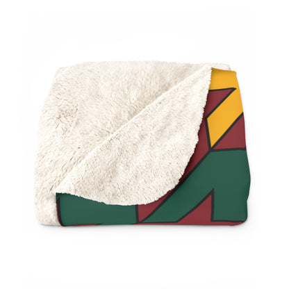 Sri Lanka Retro Houndstooth Blanket Throw