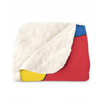 Mongolia Retro Polka Dots Blanket Throw