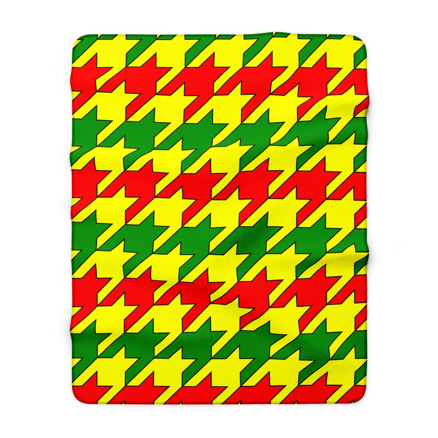 Mali Retro Houndstooth Blanket Throw
