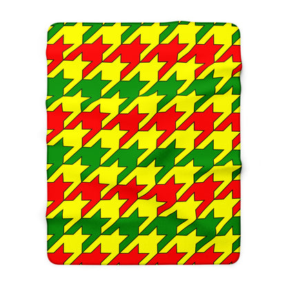 Mali Retro Houndstooth Blanket Throw