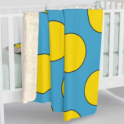 Palau Retro Polka Dots Blanket Throw