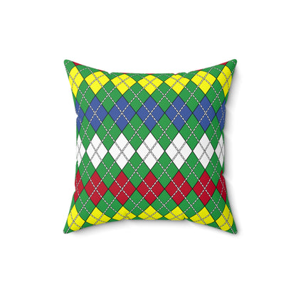 Comoros Retro Argyle Cushion Pillow