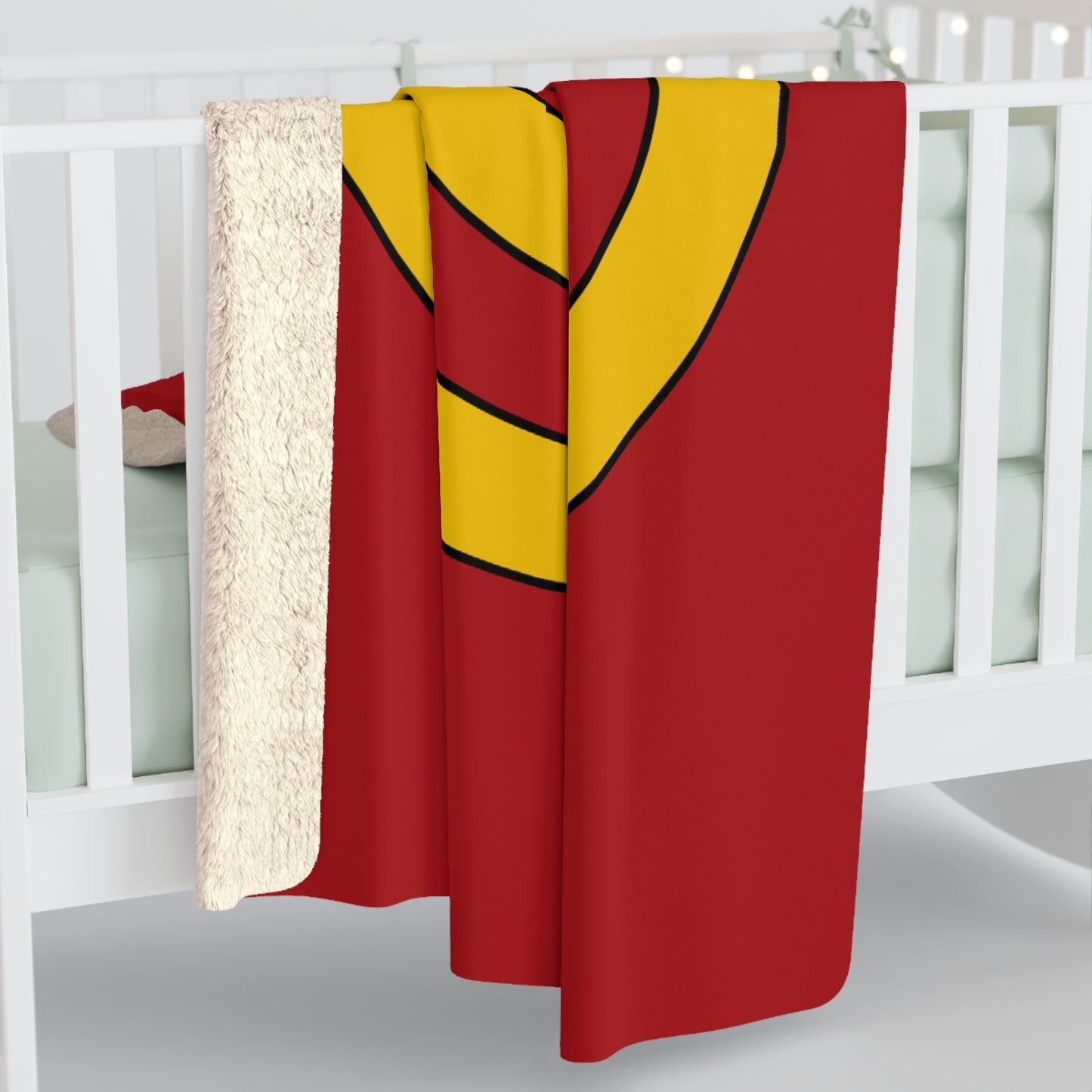 Spain Retro Target Blanket Throw