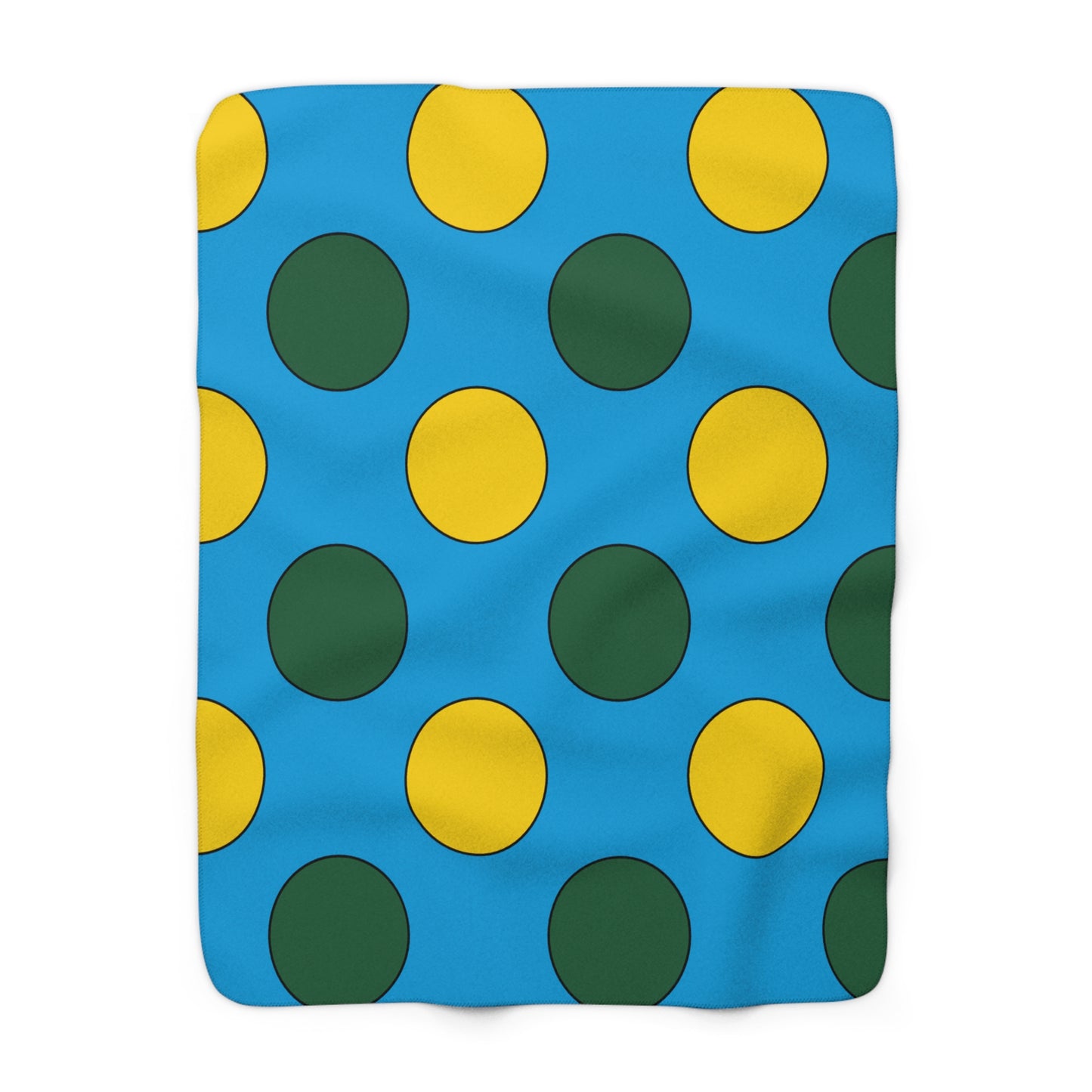 Rwanda Retro Polka Dots Blanket Throw