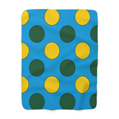 Rwanda Retro Polka Dots Blanket Throw