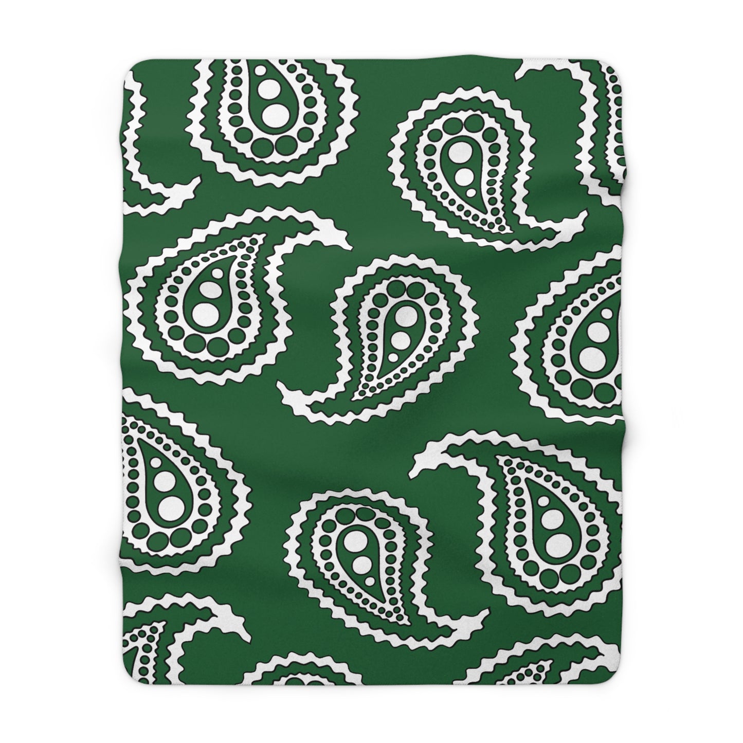 Saudi Arabia Retro Paisley Blanket Throw