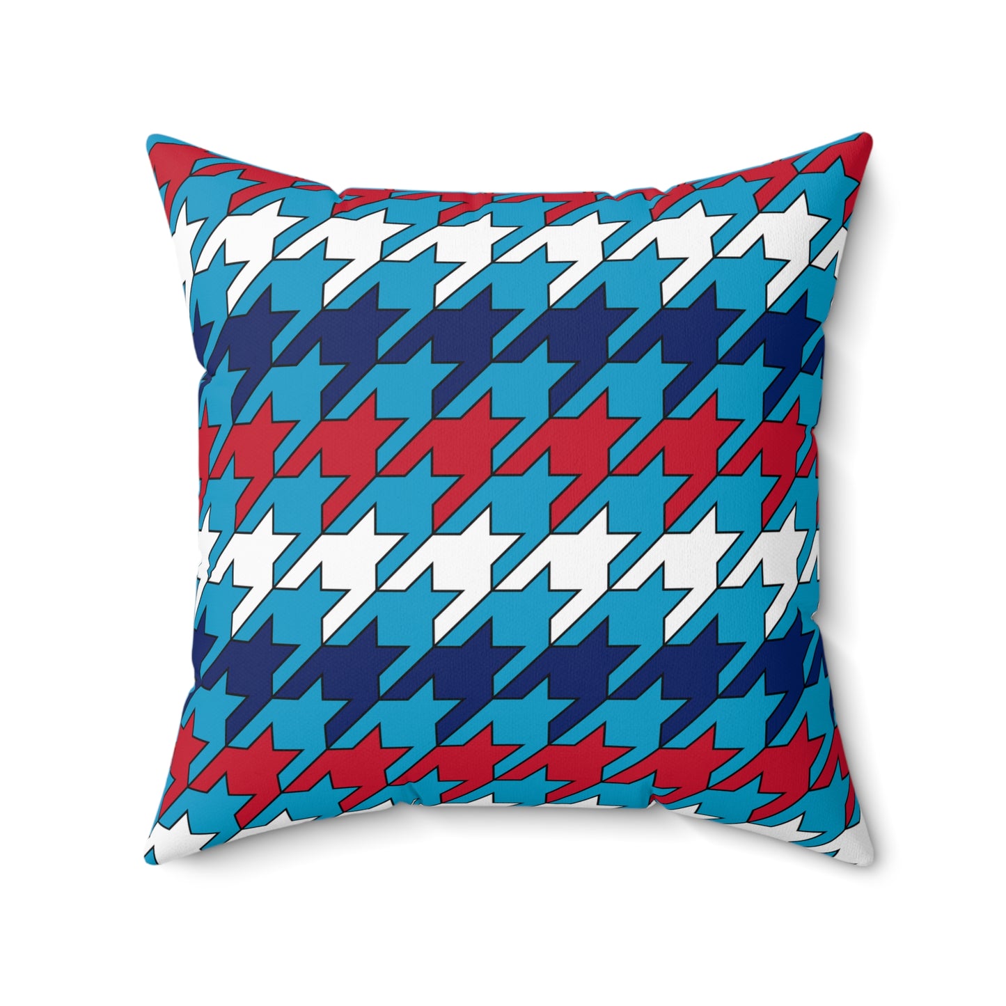 Tuvalu Retro Houndstooth Cushion Pillow
