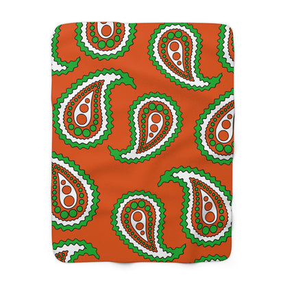 Niger Retro Paisley Blanket Throw