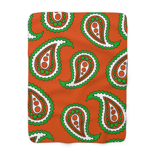 Niger Retro Paisley Blanket Throw