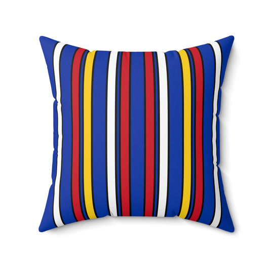 Philippines Retro Stripes Cushion Pillow