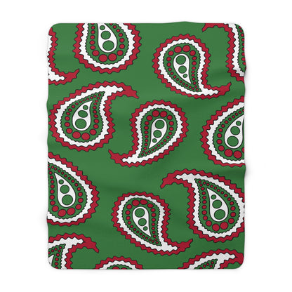 Suriname Retro Paisley Blanket Throw