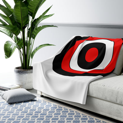 Yemen Retro Target Blanket Throw